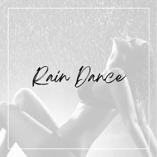 rain dance foto met vrouw