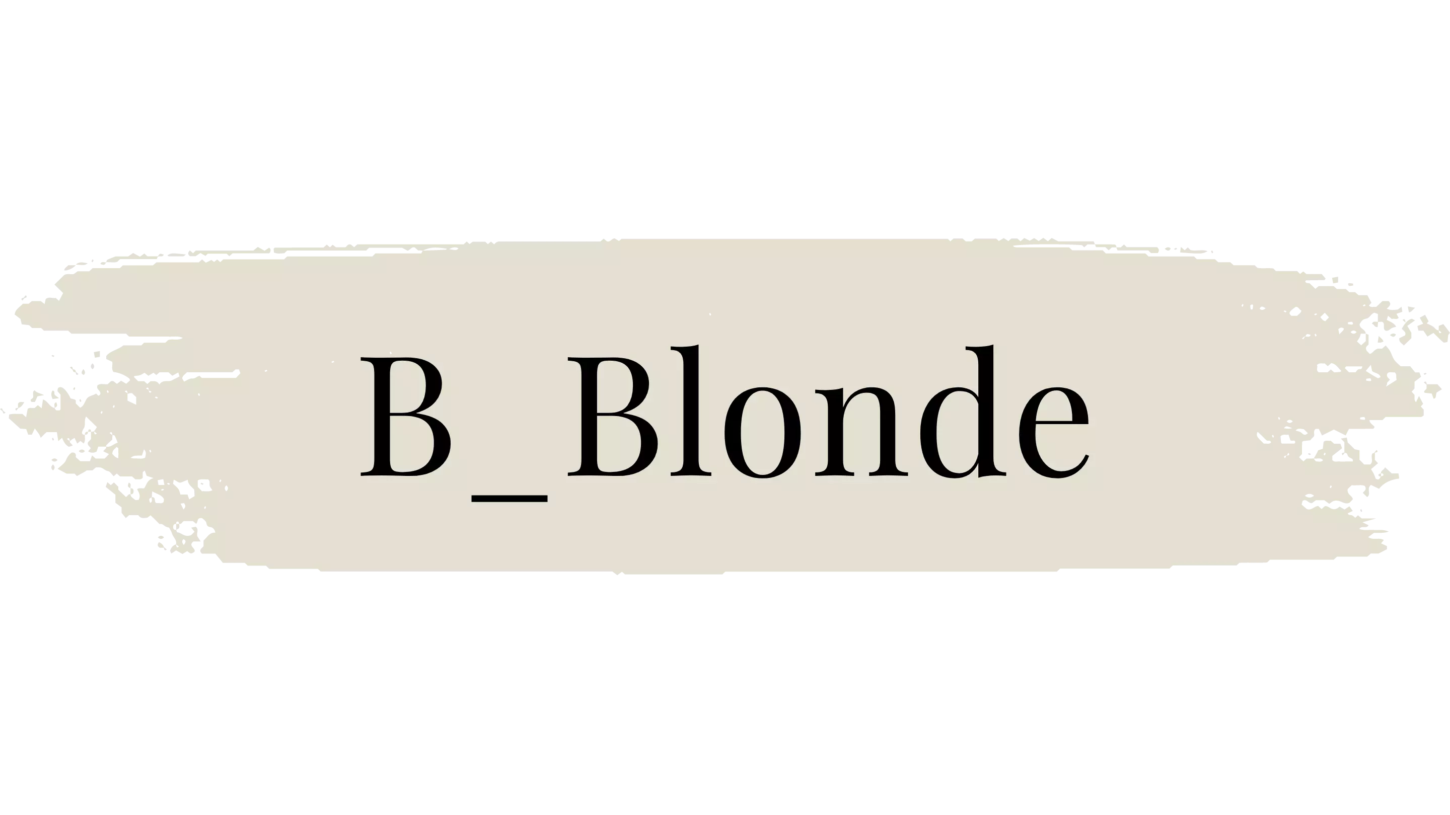 B_Blonde banner