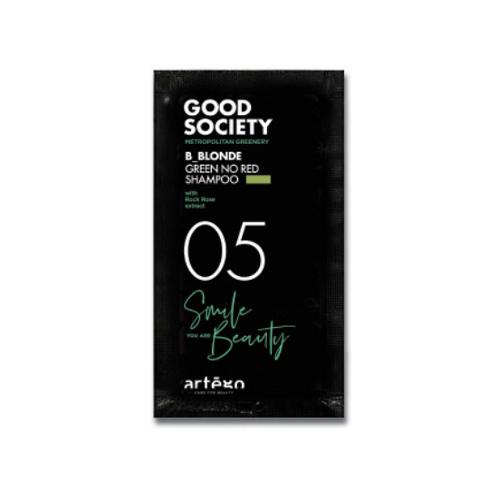 Good Society 05 B_Blonde Green No Red Shampoo Sample